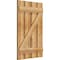 Ekena Millwork Spaced Board-n-Batten Shutters w/Z-Bar, Rough Sawn Western Red Cedar, 23W x 36H, PR RBS06Z23X036RWR - alternate 2
